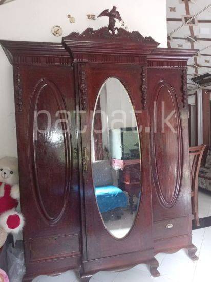 Antic Cupboard With Mirror