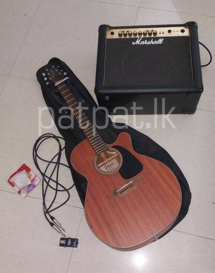 Takamine GD11mce Guitar And Marshall MG30fx Guitar Amplifier